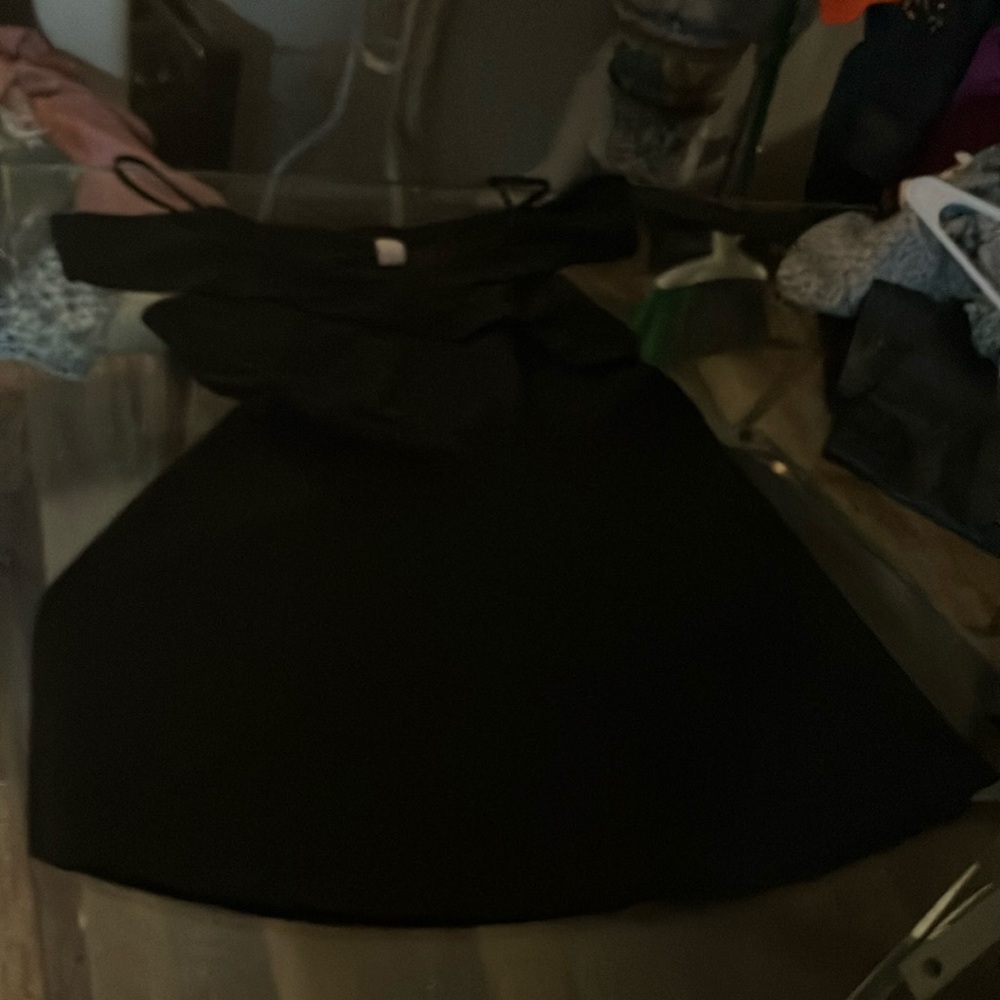 Elegant Black Off-Shoulder Dress
